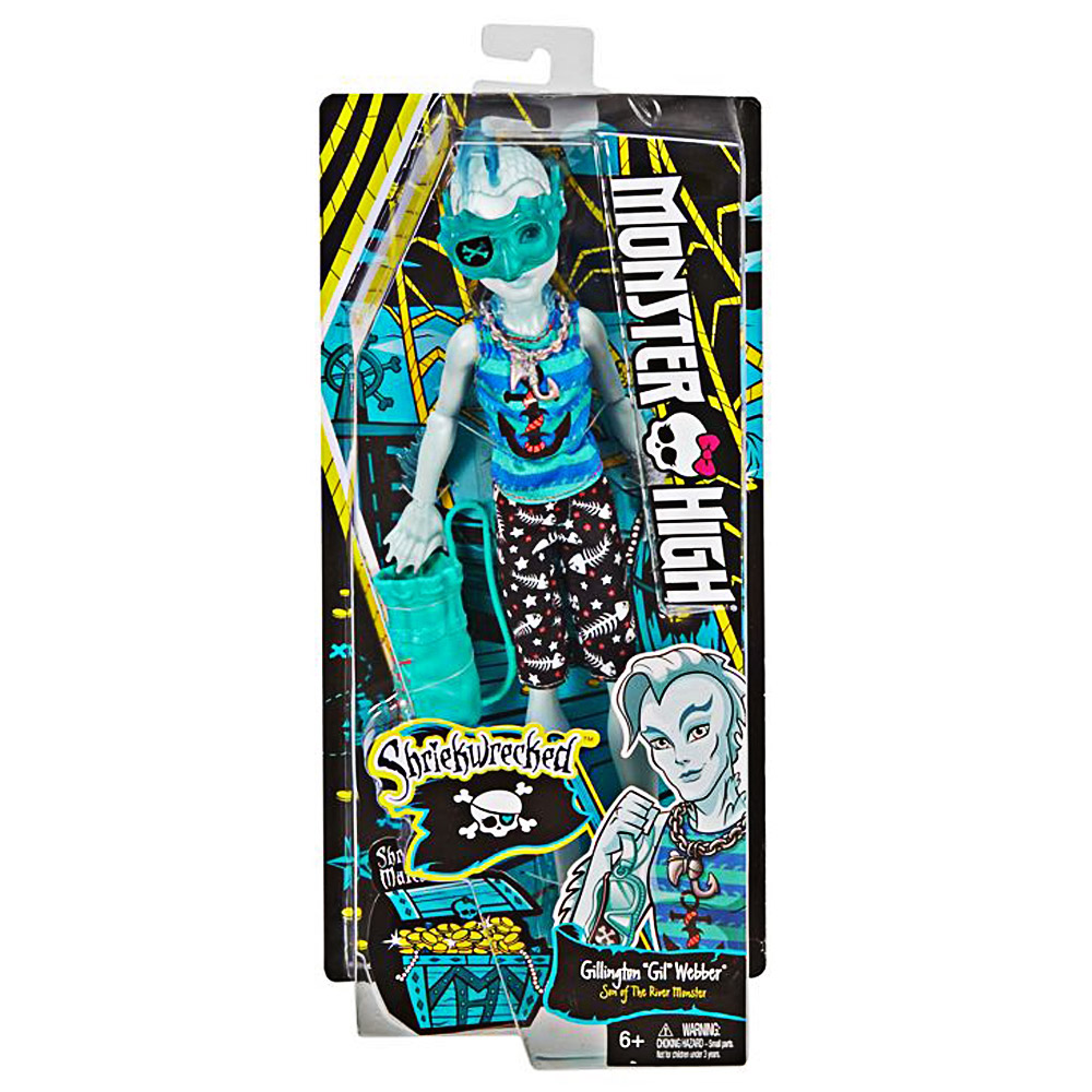 Monster High Denizden Gelen Acayipler Gillington Gil Webber