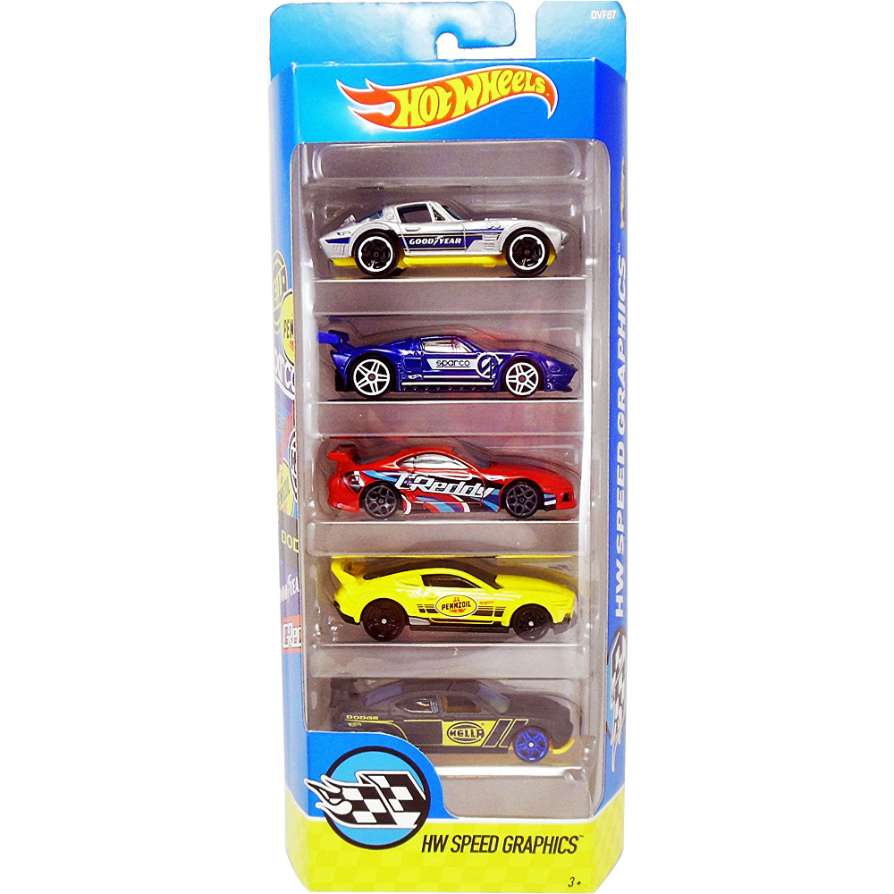 Hot Wheels Beşli Araba Seti DVF87