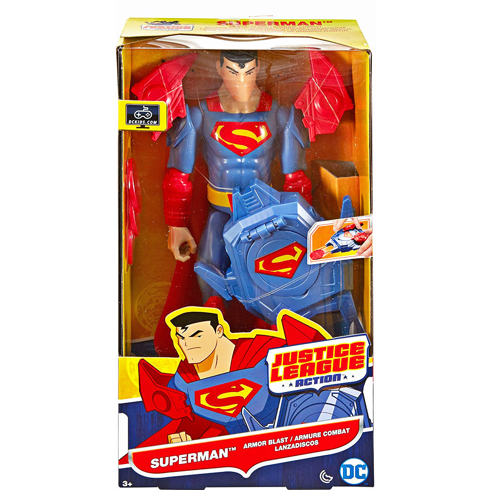 DC Comics Justice League Armor Blast Süperman Figür 30 cm