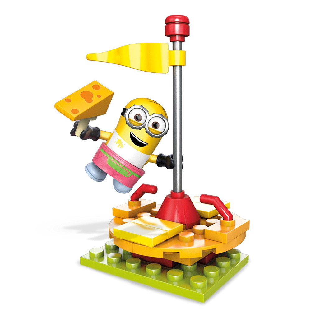Mega Bloks Minions Cheese Merry-Go-Rount Eğlence Paketi