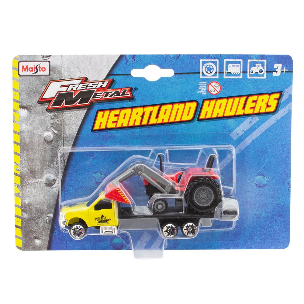 Maisto Fresh Metal Heartland Haulers Taşıyıcı Araba Sarı
