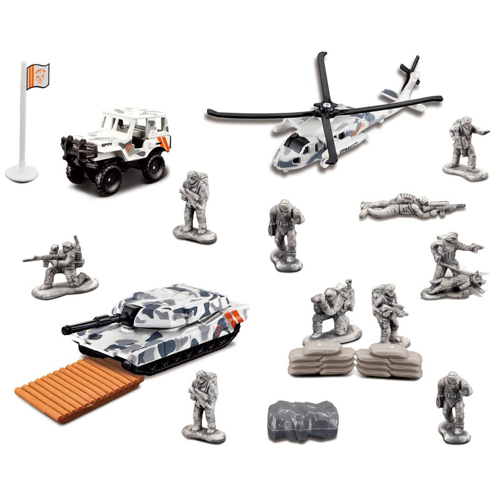 Maisto M.F Askeri Araç ve Figür Seti 16 Parça Model 2