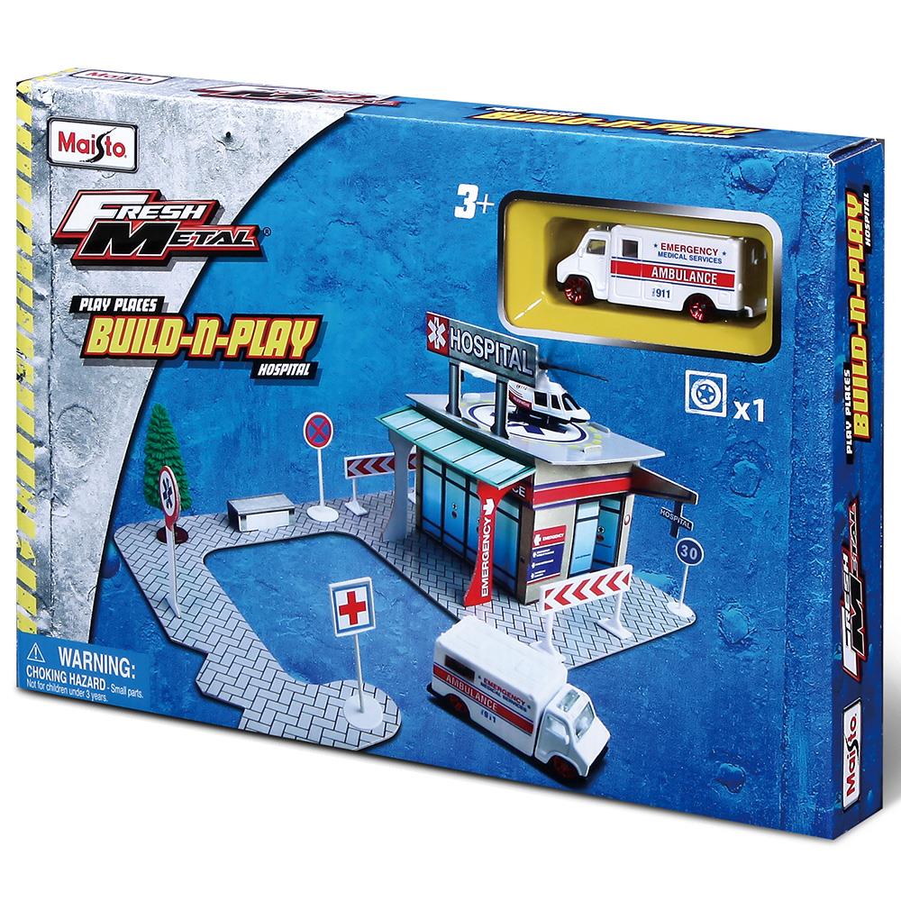 Maisto Fresh Metal Hastane Binası Oyun Seti