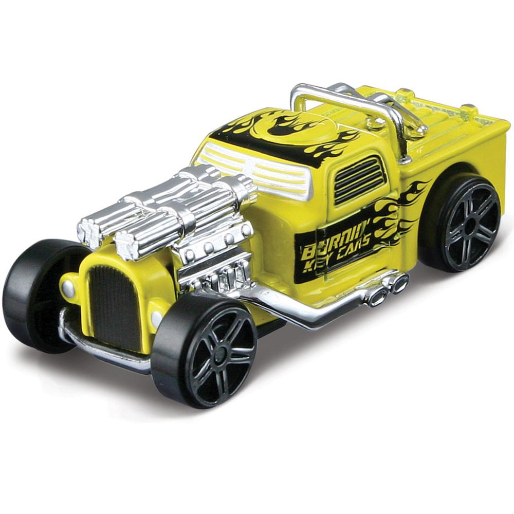 Maisto Burning Key Cars Sarı Oyuncak Araba
