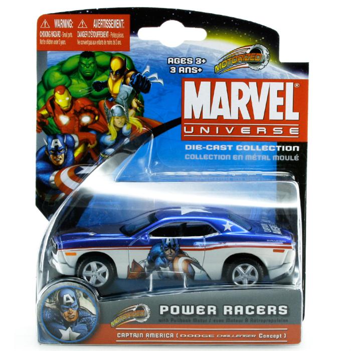 Maisto Marvel Power Racers Dodge Challenger Araba