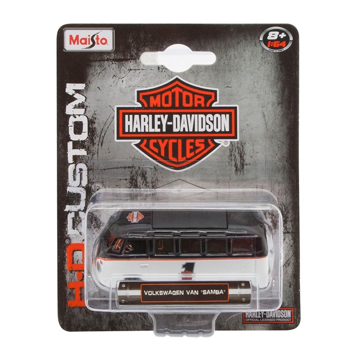 Maisto 1:64 Harley Davidson Custom Cars Van Samba Oyuncak Araba