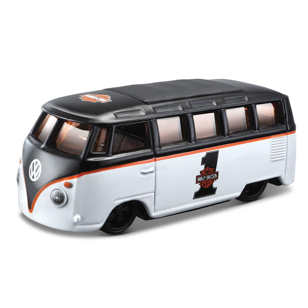 Maisto 1:64 Harley Davidson Custom Cars Van Samba Oyuncak Araba