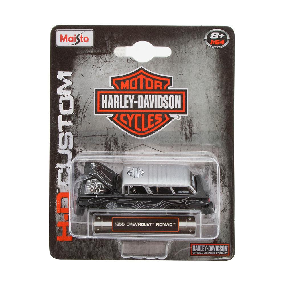 Maisto 1:64 Harley Davidson Custom Cars 1955 Chevrolet Oyuncak Ar