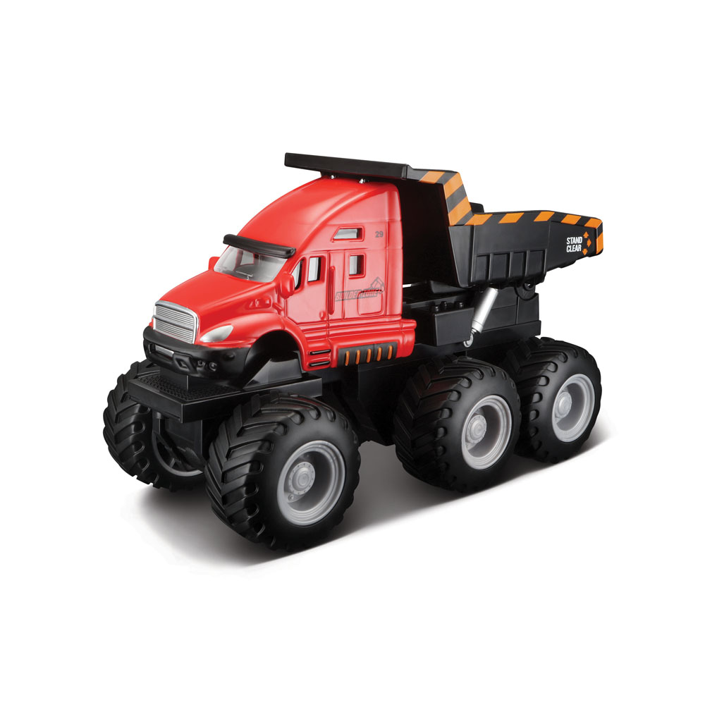 Maisto Quarry Monster Mini Motorlu Kamyon İş Makinası Kırmızı