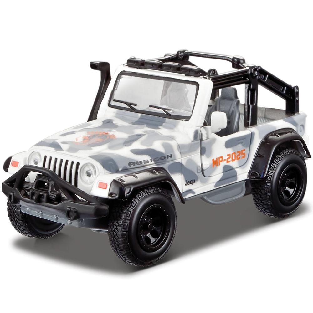 Maisto M.F Jeep Wrangler Rubicon10 cm Beyaz Kamuflaj