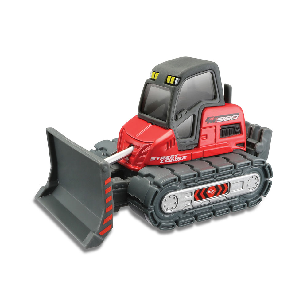 Maisto İnşaat Araçları Kırmızı İş Makinası Metal Gövdeli 11 cm