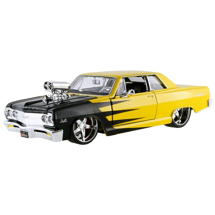 Maisto 1965 Chevrolet Malibu SS 1:24 Model Araba ProRodz Sarı