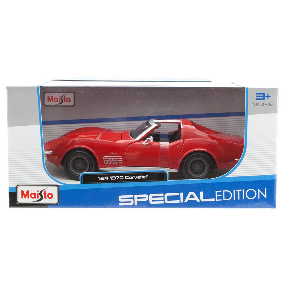 Maisto 1/24 1970 Chevrolet Corvette Model Araba Kırmızı