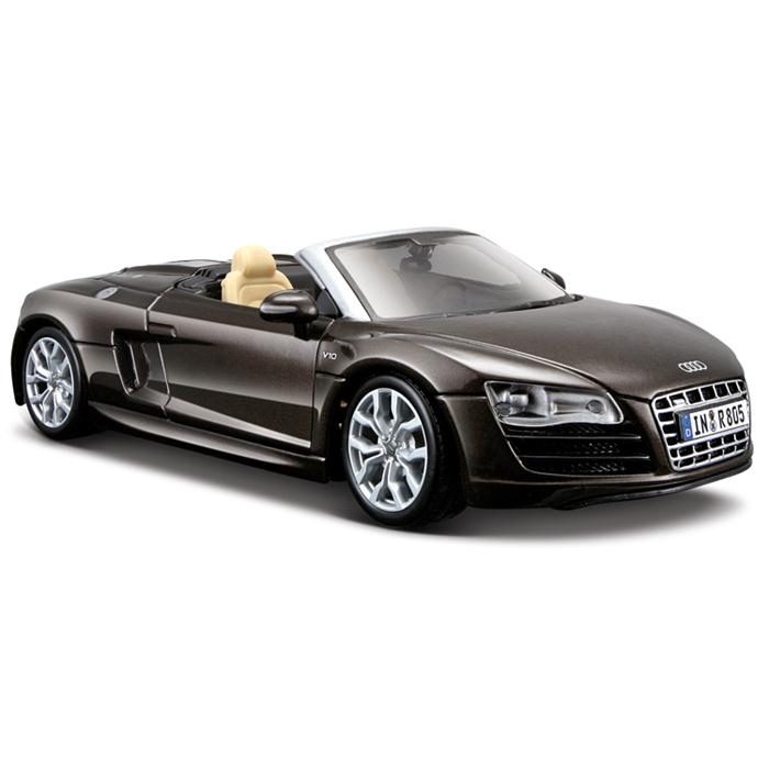 Maisto Audi R8 Spyder 1:24 Model Araba S/E Metalik Kahverengi