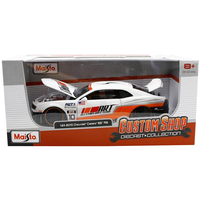 Maisto 2010 Chevrolet Camaro SS RS 1:24 Model Araba Beyaz