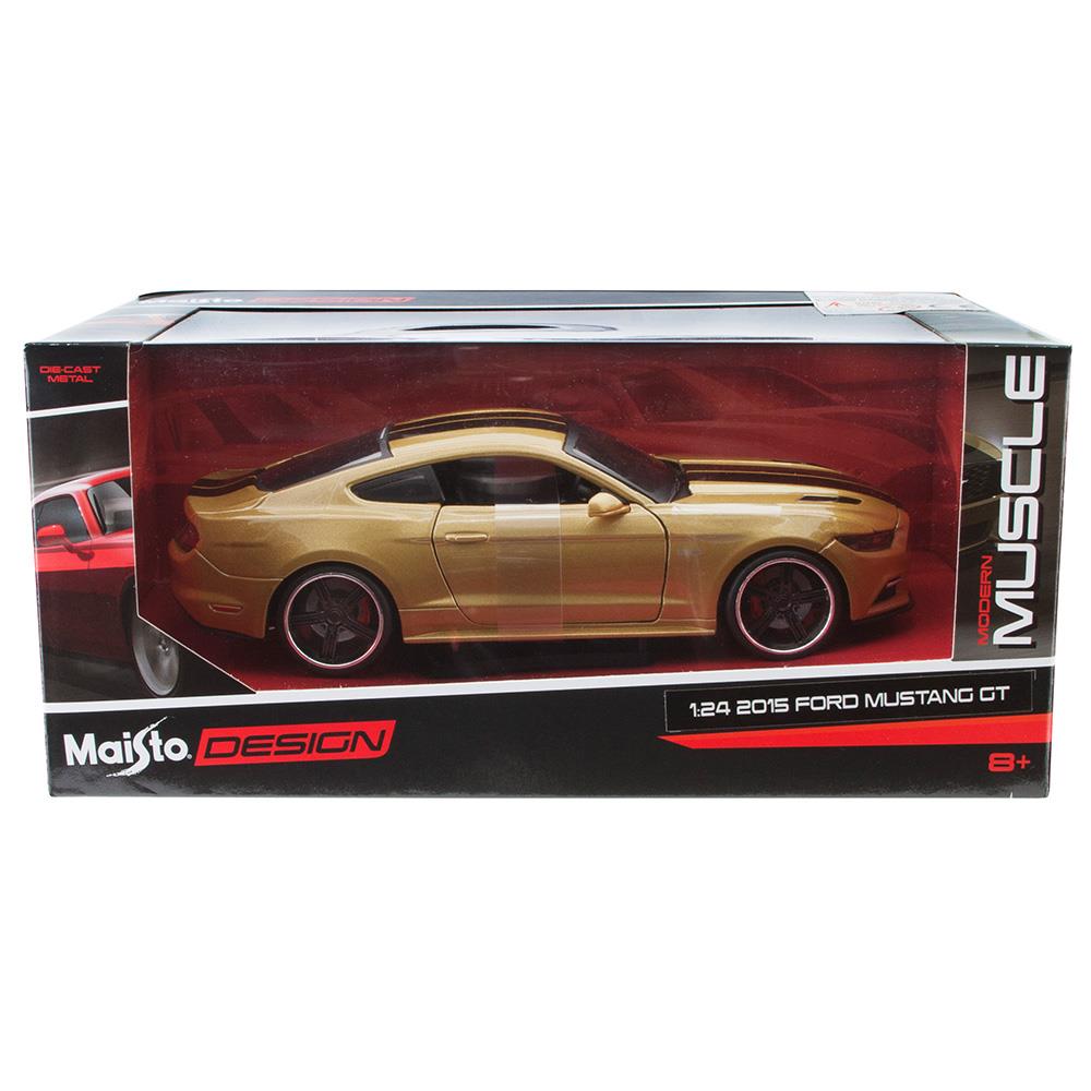 Maisto 2015 Ford Mustang GT 1:24 Muscle Altın