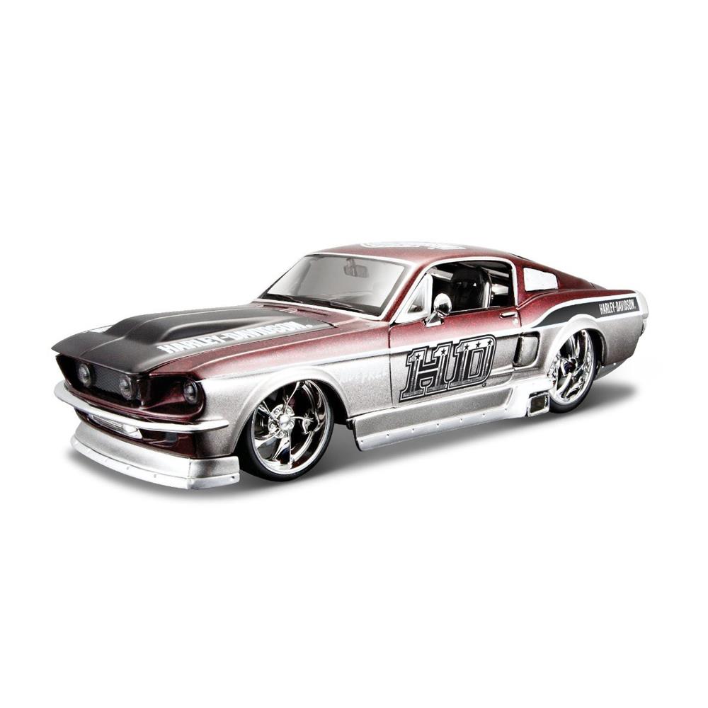 Maisto 1/24 1967 Model Ford Mustang GT Gri