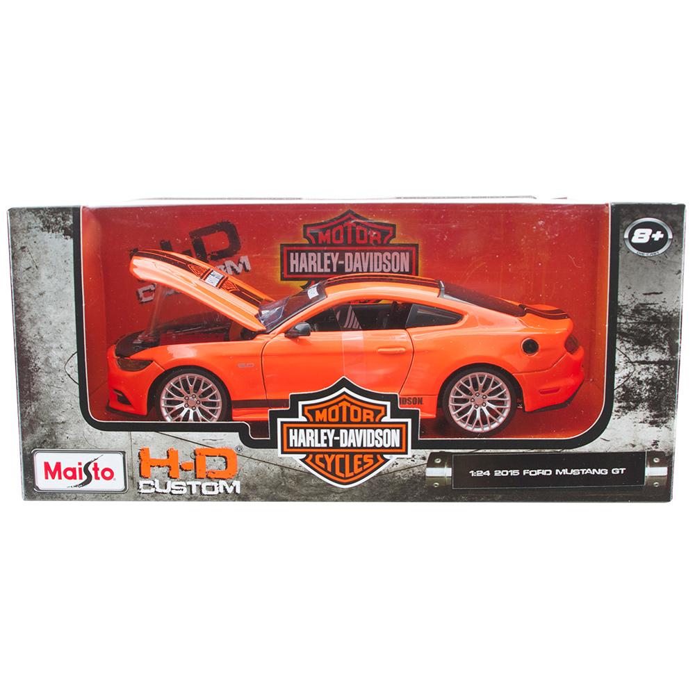 Maisto Ford Mustang GT 2015 1:24 Harley Davidson Model Araba Turu