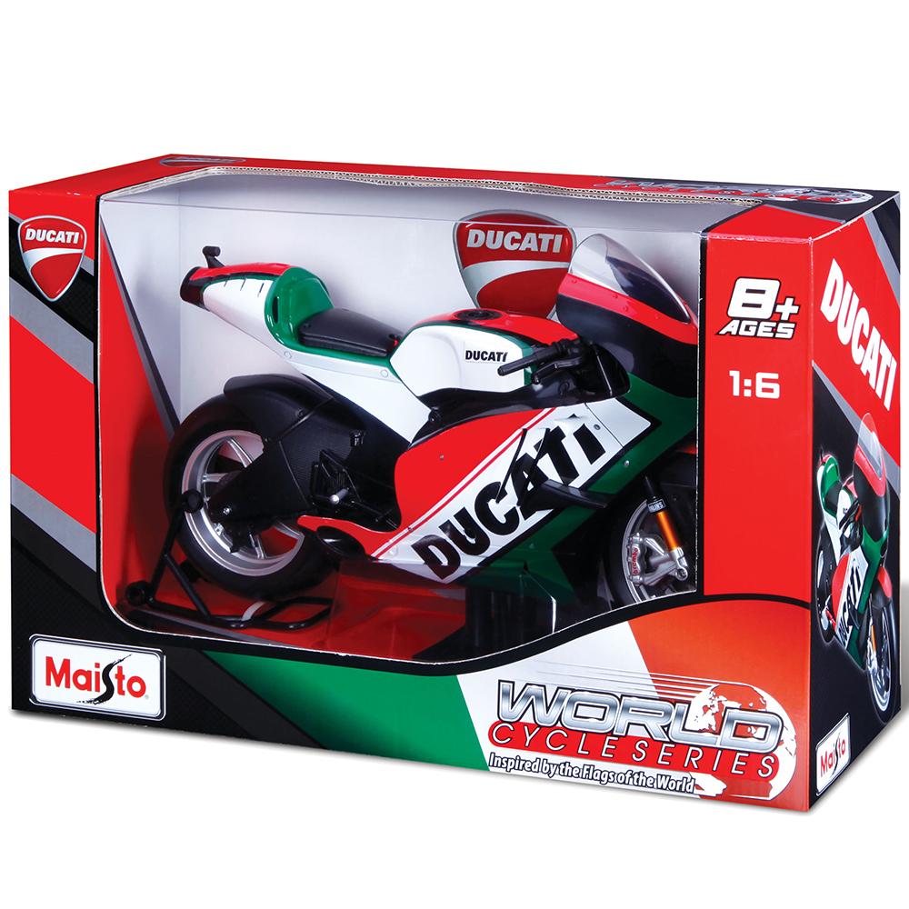 Maisto 2011 Ducati Desmosedici 1:6 Model Motorsiklet Yeşil