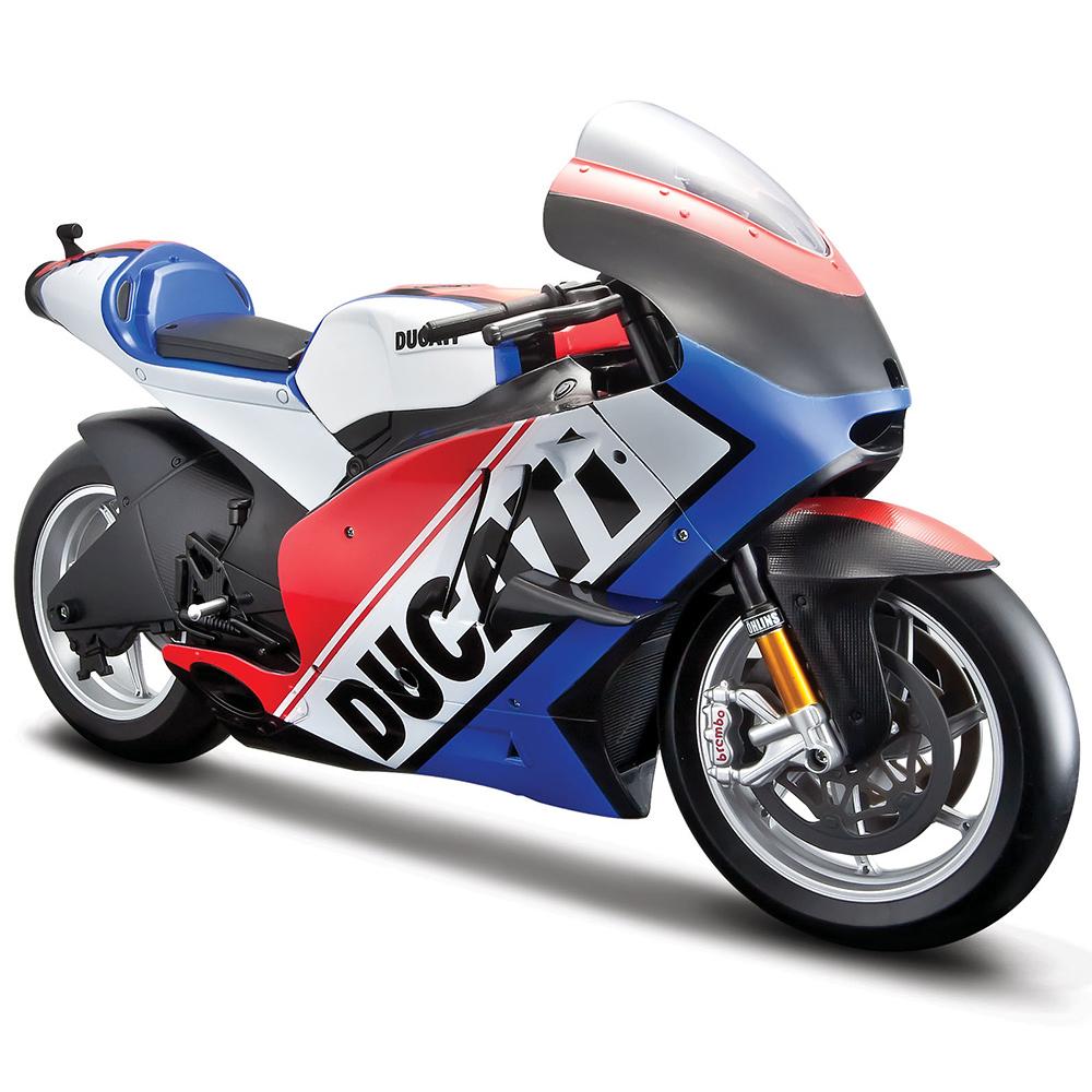 Maisto 2011 Ducati Desmosedici 1:6 Model Motorsiklet Mavi