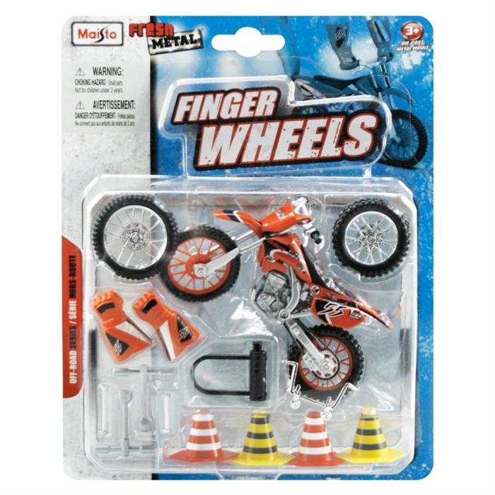 Maisto Off-Road Turuncu Motorsiklet Fresh Metal Finger Wheels