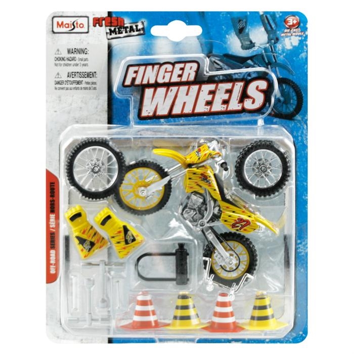 Maisto Off-Road Sarı Motorsiklet Fresh Metal Finger Wheels