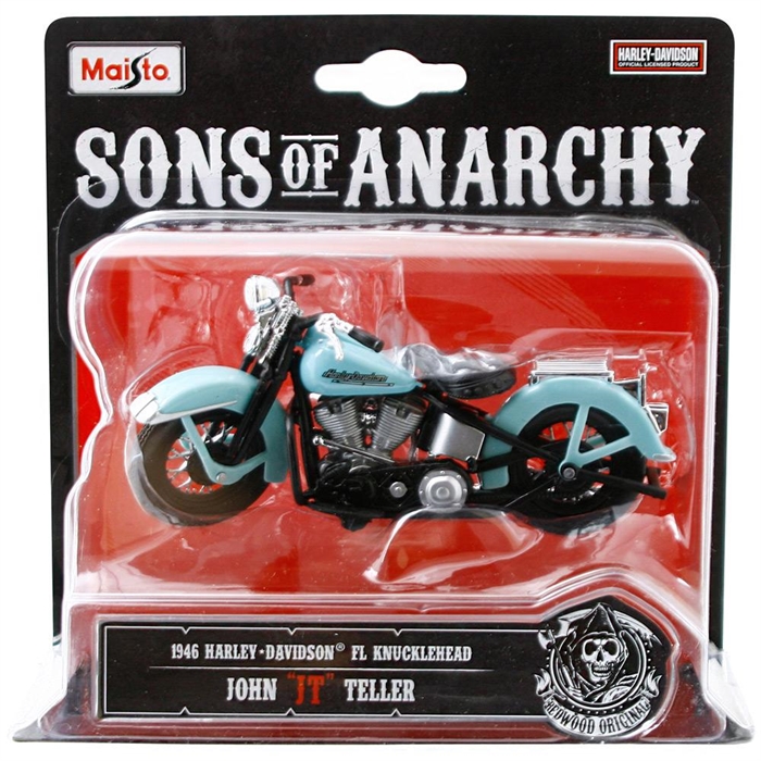 Maisto Sons Of Anarchy 1946 Harley Davidson JT 1:18 Model Motorsiklet
