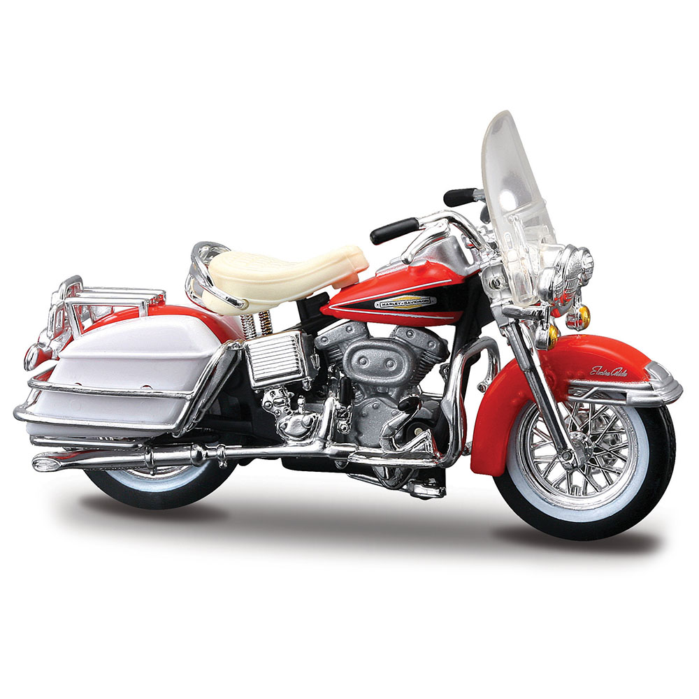 Maisto Harley Davidson 1968 Flh Electra Glide 1:24 Model Motorsik