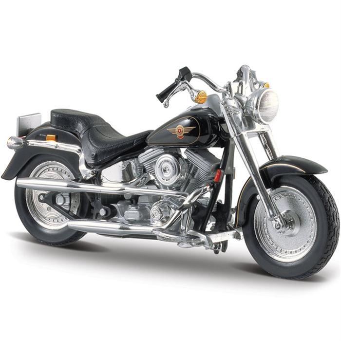 Maisto Harley Davidson Flstf Fat Boy 1997 1:18 Maket Kit Motorsik