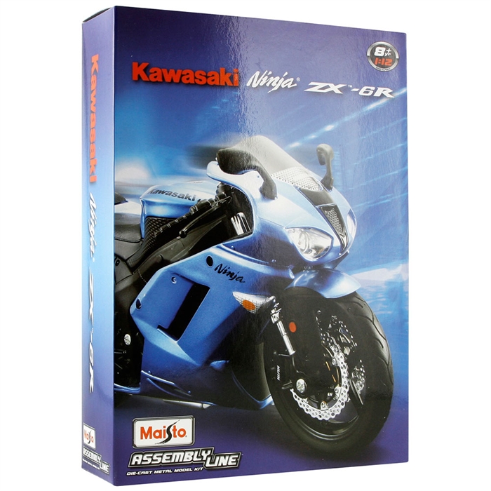 ポコ Maisto 1:12 Kawasaki Ninja ZX Model Maket Kit Motorsiklet | Loco Poco