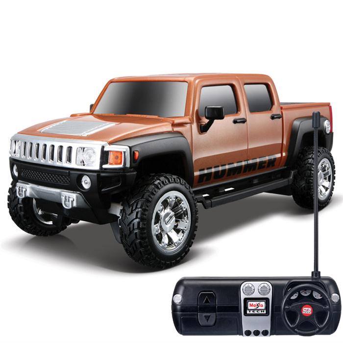 Maisto Tech 1:24 Hummer H3t U/K Araba Kahverengi