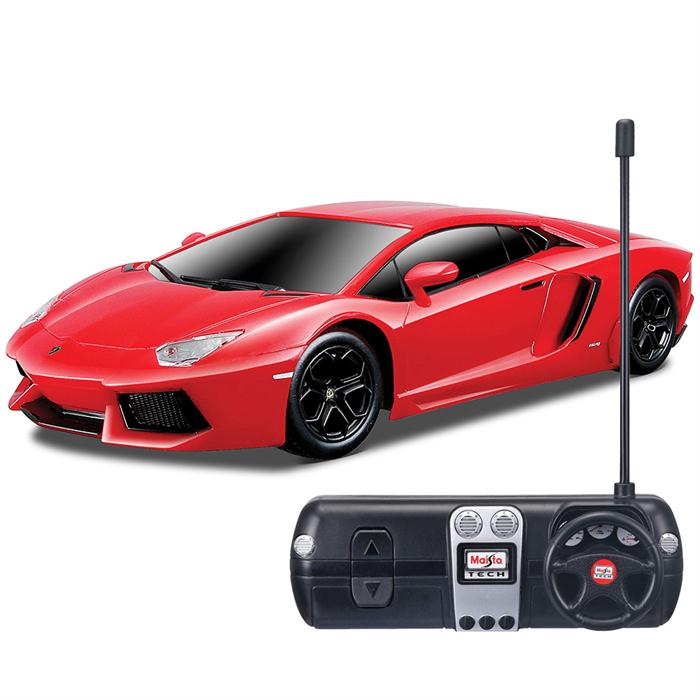 Maisto Tech 1:24 Lamborghini Aventador Lp U/K Araba Kırmızı