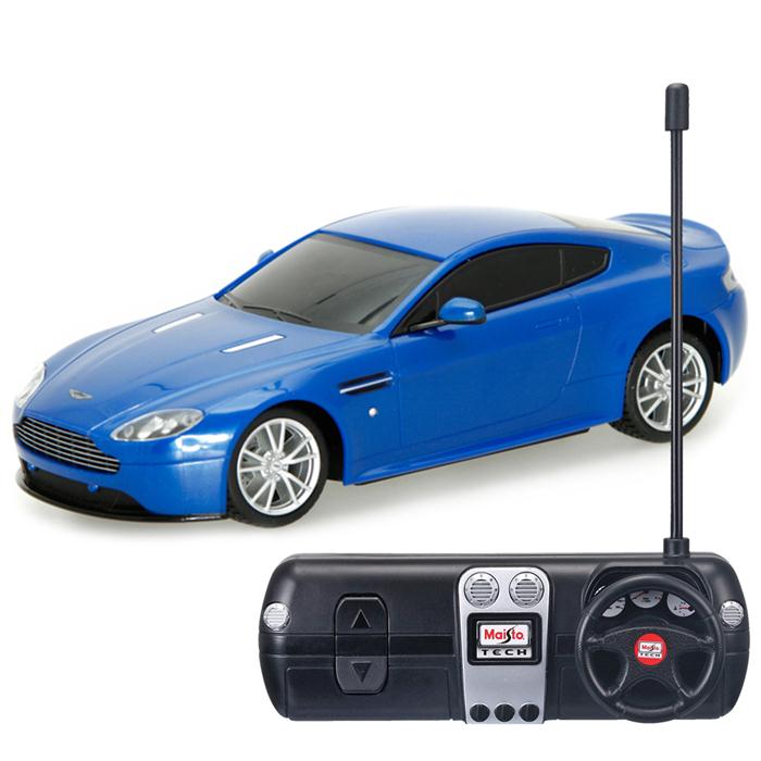 Maisto 1:24 Aston Martin V8 Vantage S R/C Mavi U/K Araba