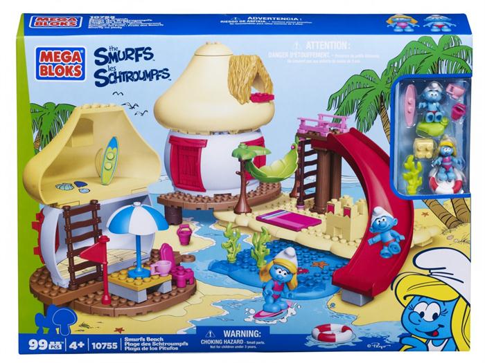 Şirinler Blok Büyük Plaj Oyun Seti