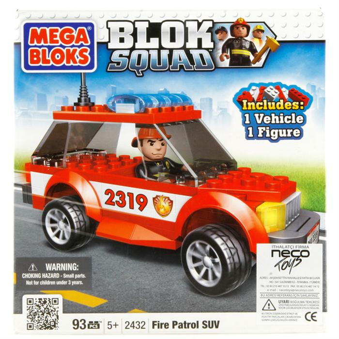 Mega Bloks Blok Squad Fire Patrol Suv