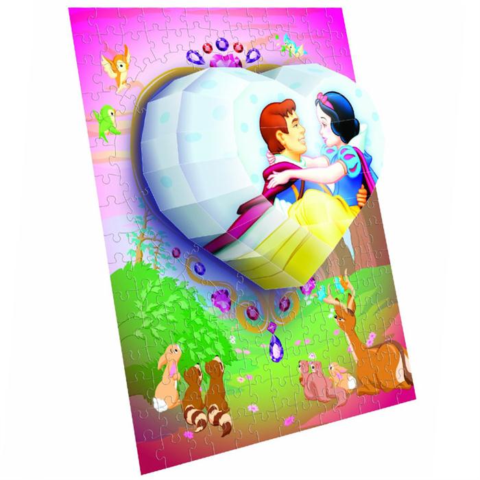 Mega Puzzles 125 Parça 3D Puzzle  D.Prenses Kalp