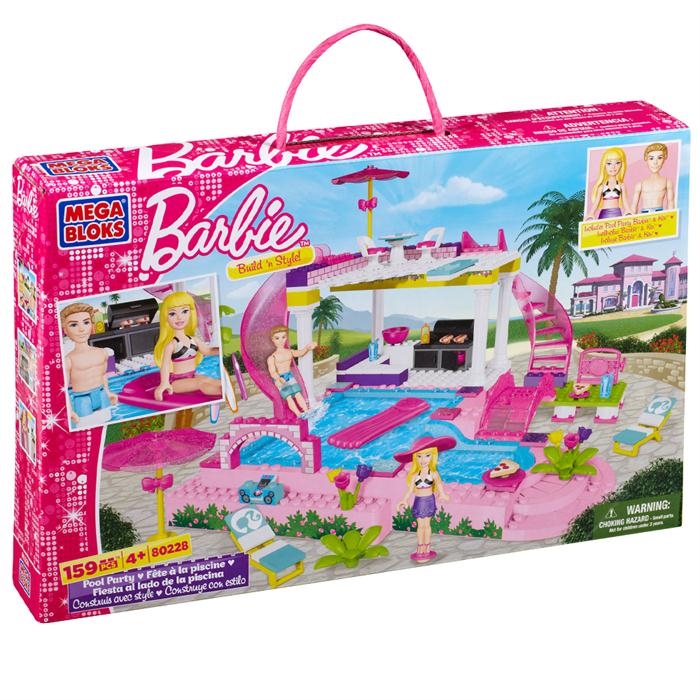 Mega Bloks Barbie’nin Havuz Partisi Oyun Seti