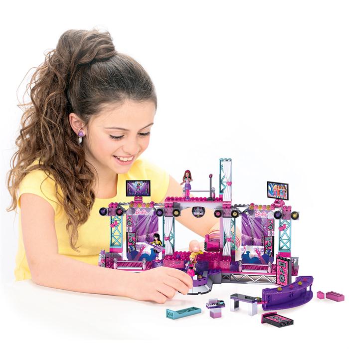 Mega Bloks Barbie Rock Star Sahnesi Oyun Seti