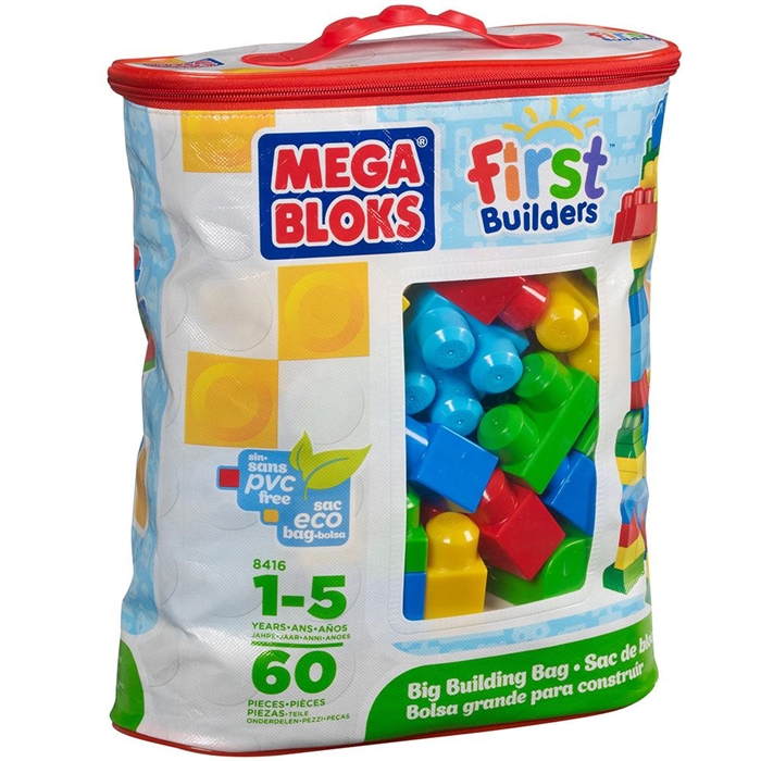 Mega Bloks Çantalı Renkli Bloklar 60 Parça 8415