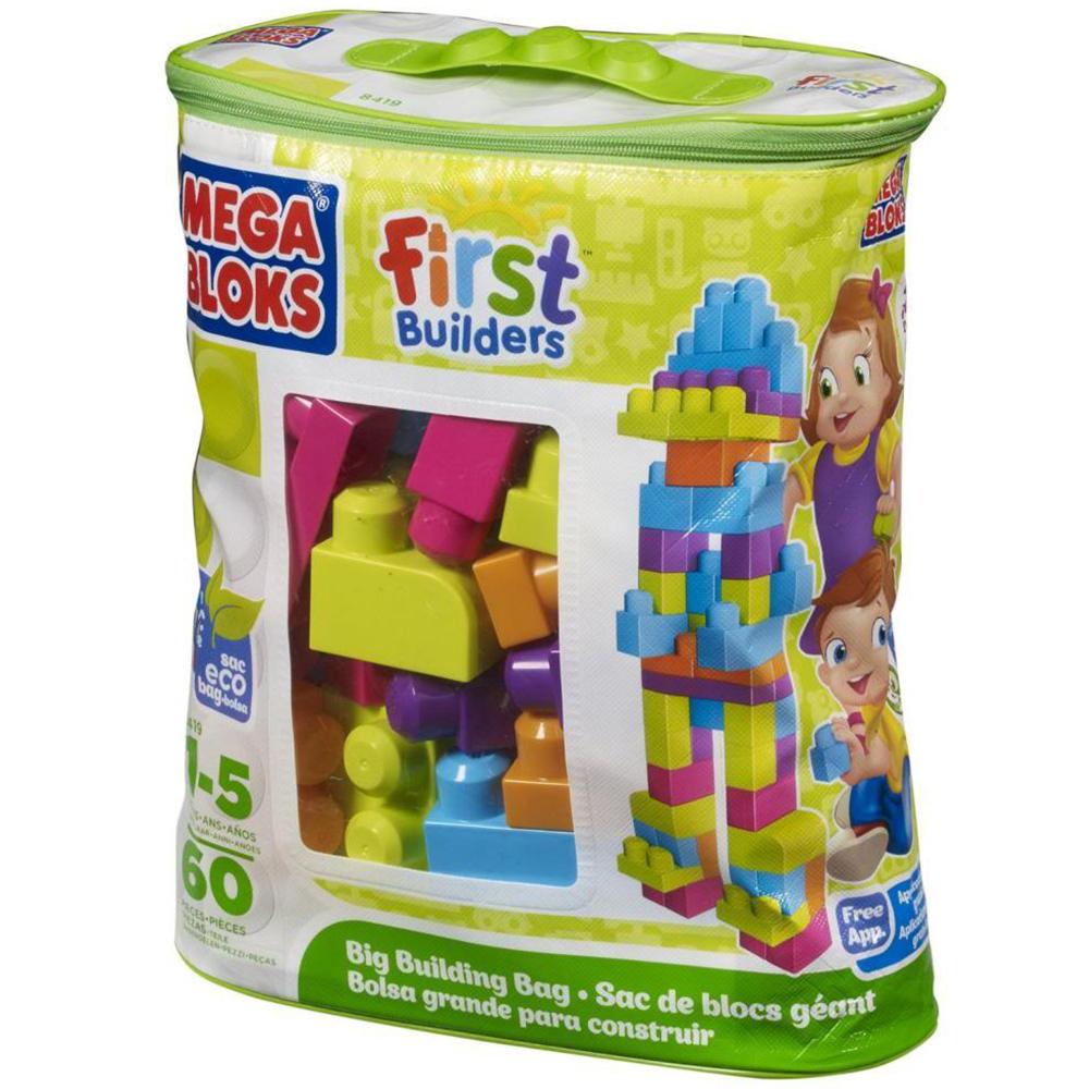 Mega Bloks Çantalı Renkli Bloklar 60 Parça
