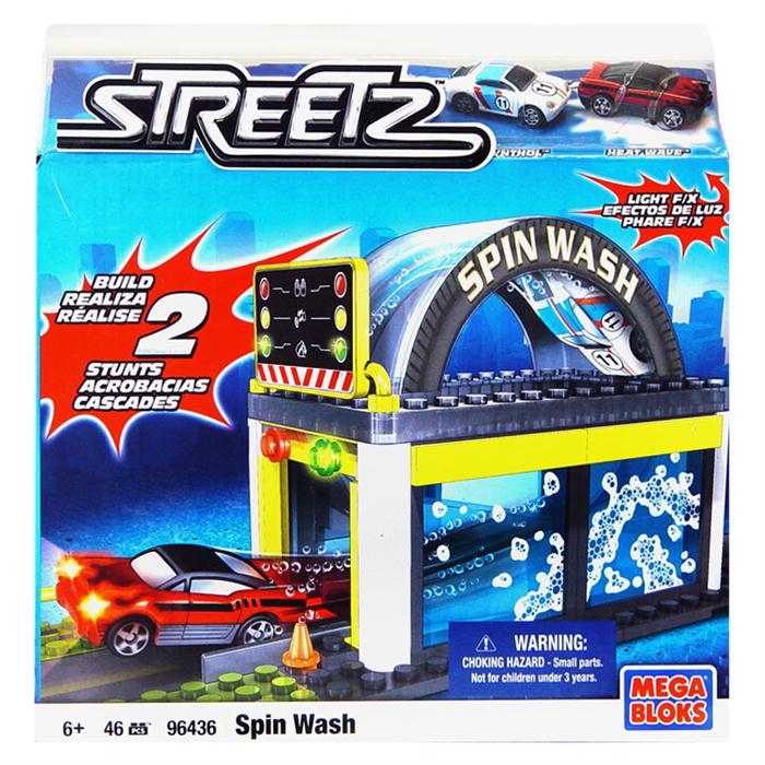 Mega Bloks Streetz Spin Wash Mini Oyun Seti