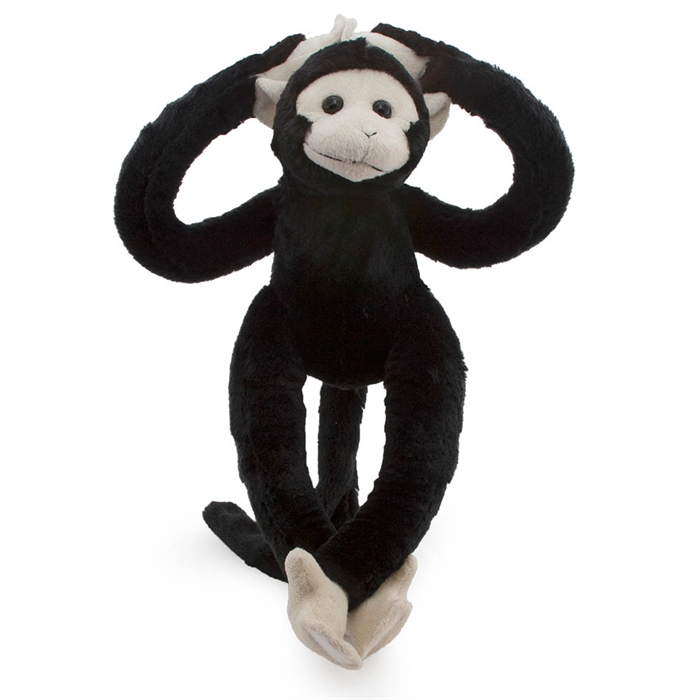 Neco Plush Zıpır Maymun Siyah Peluş Oyuncak 40 cm