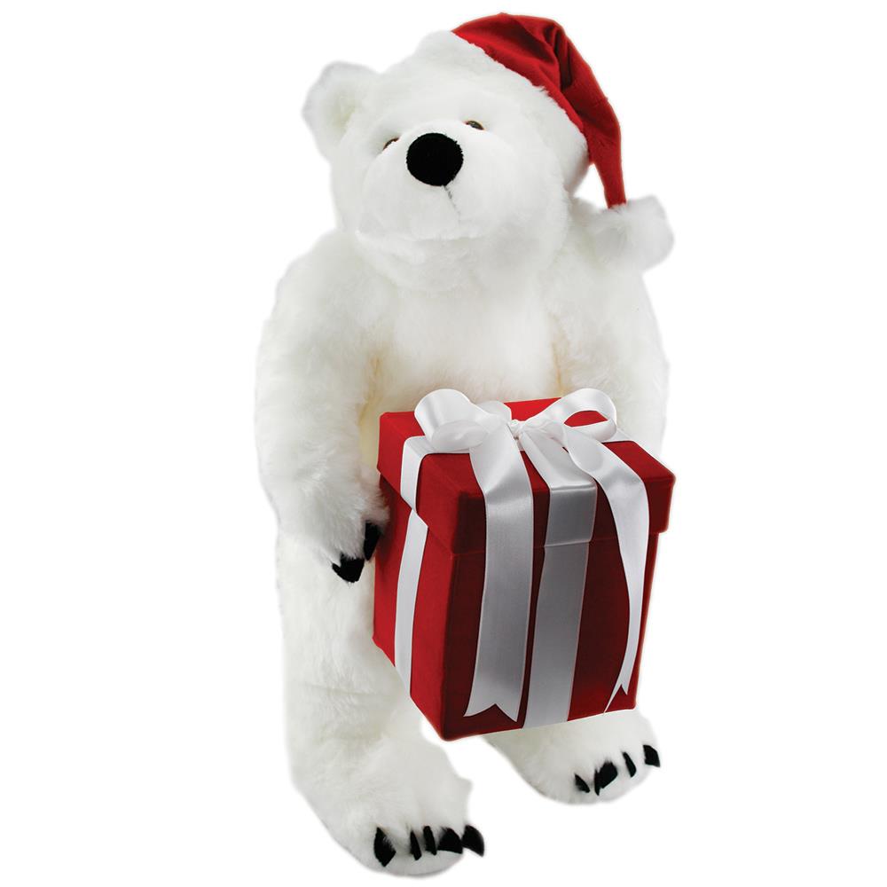 Neco Plush Kutulu Noel Peluş Kutup Ayısı 64 cm