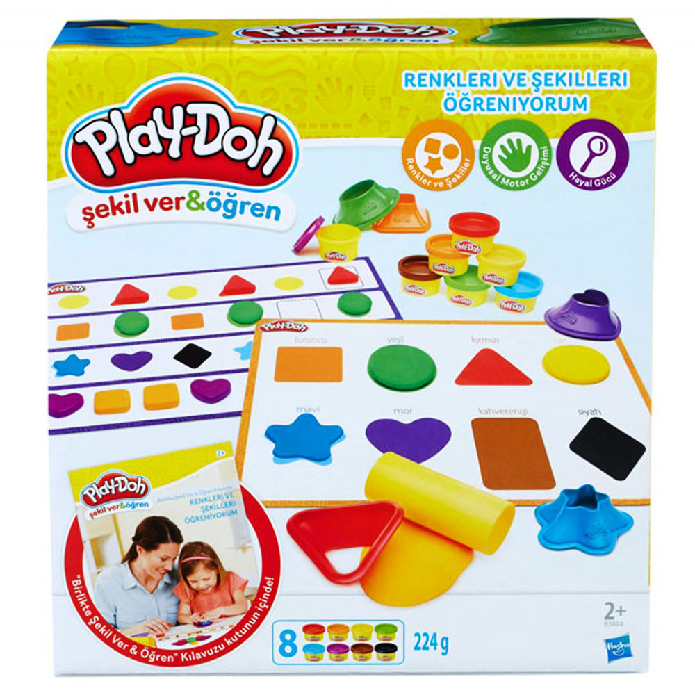 Play-Doh Renkleri ve Şekilleri Öğreniyorum