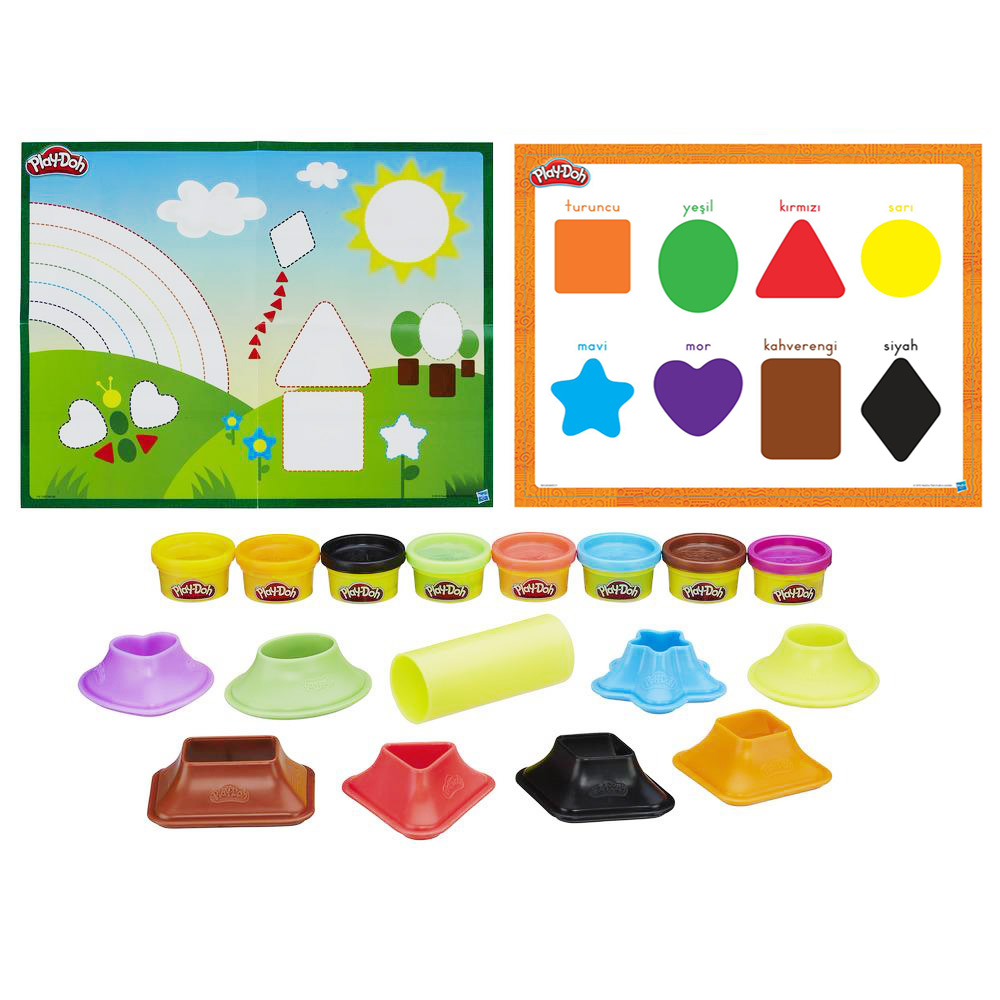Play-Doh Renkleri ve Şekilleri Öğreniyorum