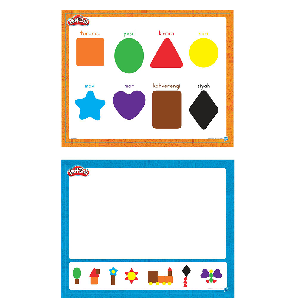 Play-Doh Renkleri ve Şekilleri Öğreniyorum