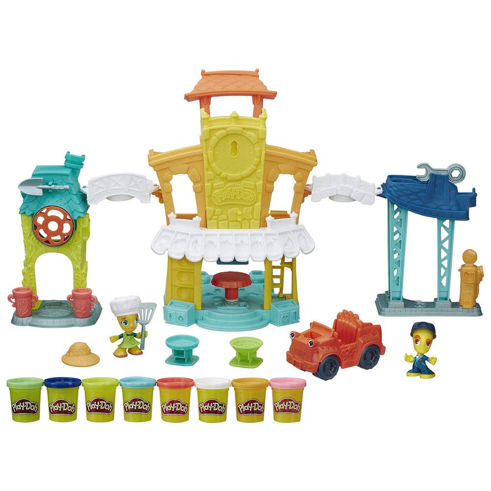 Play-Doh Town Şehir Merkezi Oyun Hamuru Oyun Seti