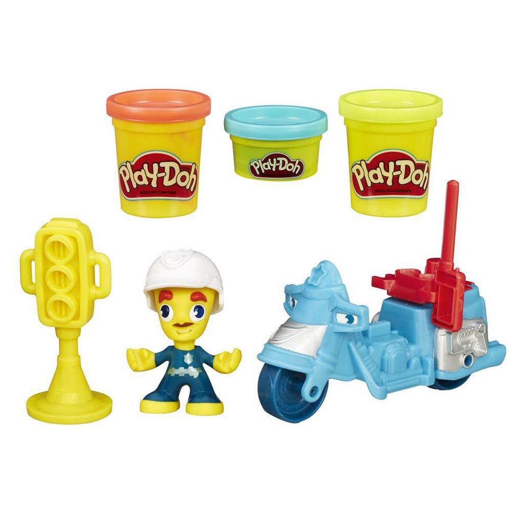 Play Doh Town Polis Motorsikleti Ve Figür Seti B5975