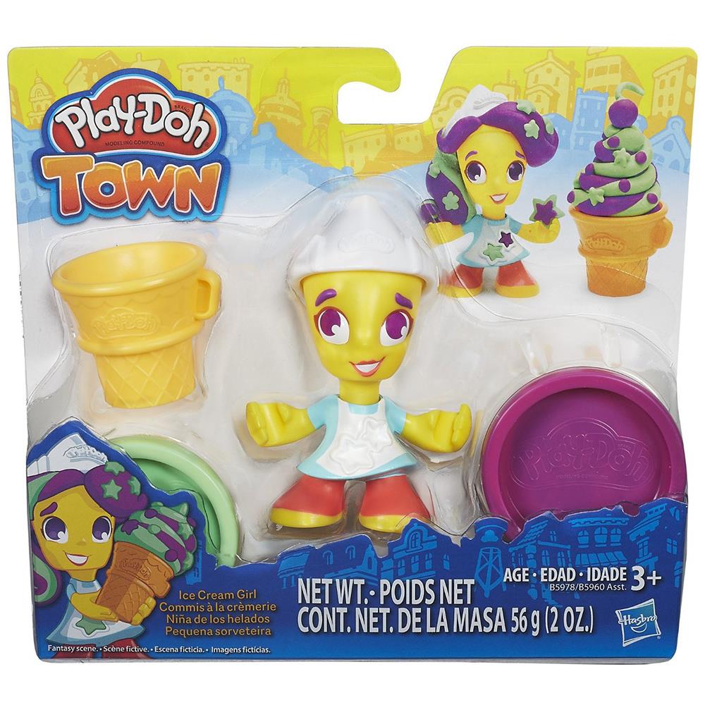Play Doh Town Dondurmacı Kız Figür Ve Hamur Seti B5978