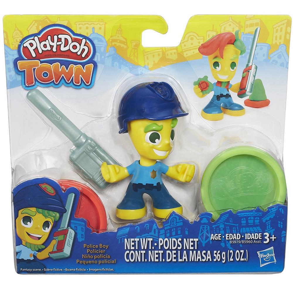 Play Doh Town Polis Figür Ve Hamur Seti B5979